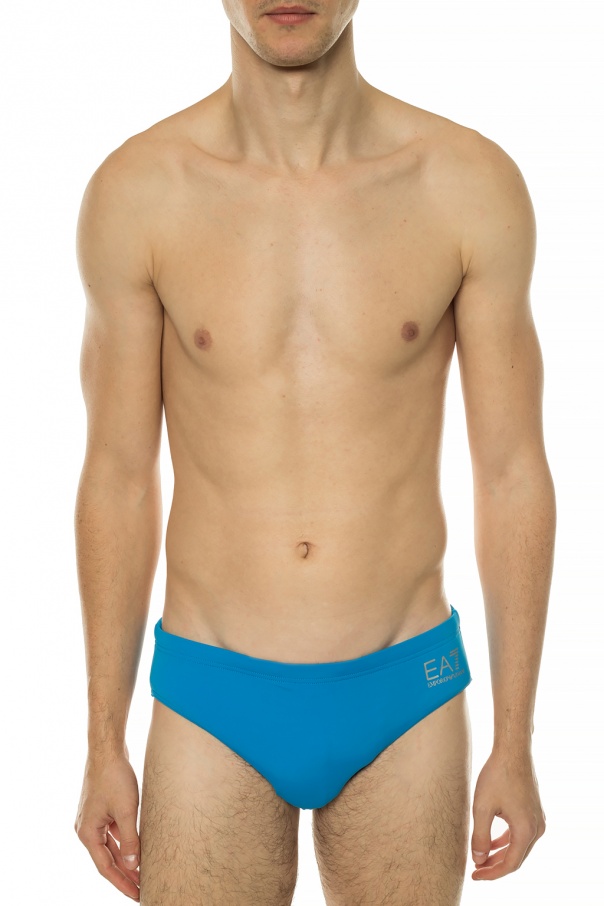 Ea7 Emporio Armani Branded Swimming Briefs Mens Clothing Vitkac